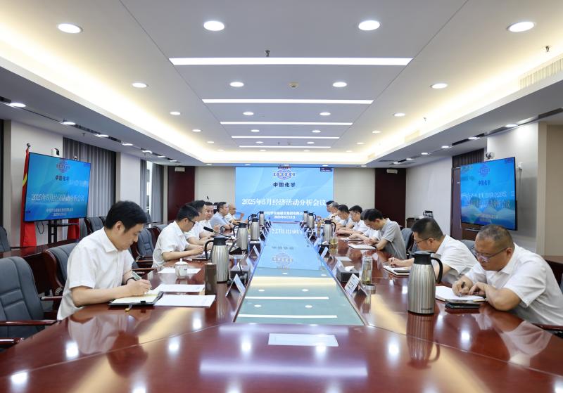 中国化学交建公司召开2025年5月经济活动分析会议